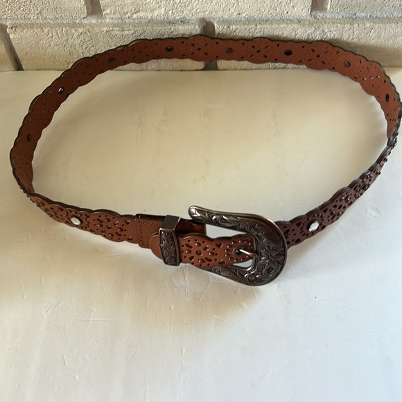 Studded Leather Belt - Picture 2 of 7